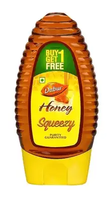 Dabur 100% Pure Squeezy Honey - Buy 1 Get 1 Free